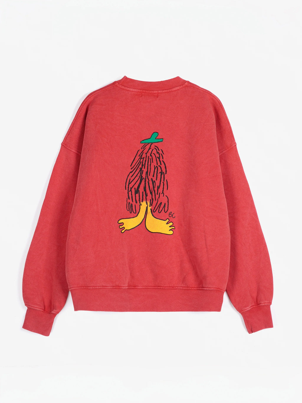 Sudadera roja, Bobo Choses de corte holgado Hidden Monster