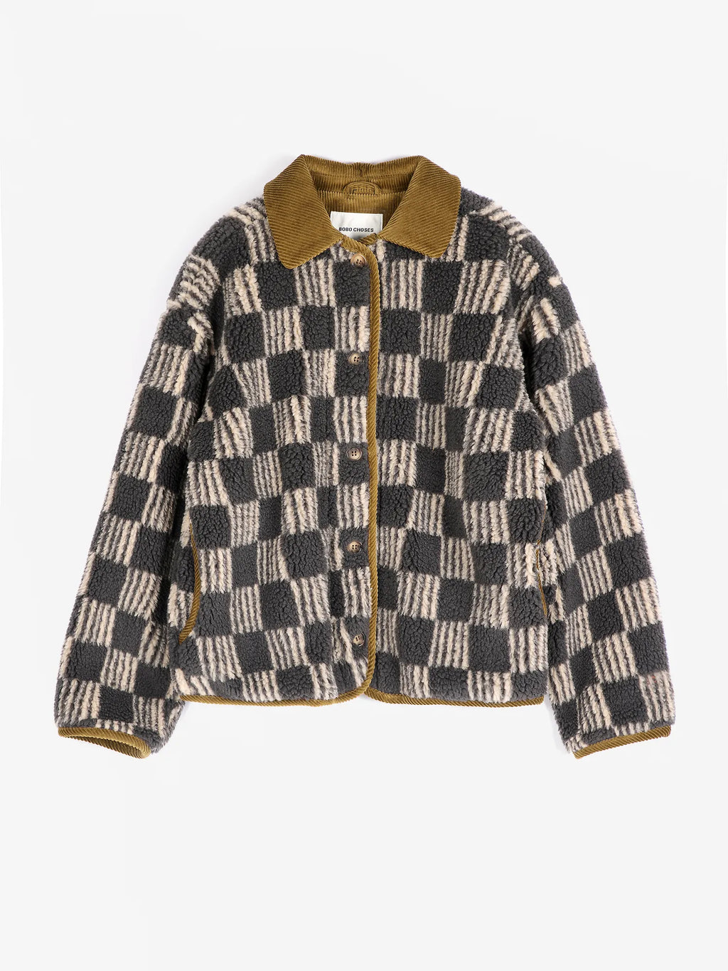 Chaqueta sherpa con estampado integral Almost Moiré