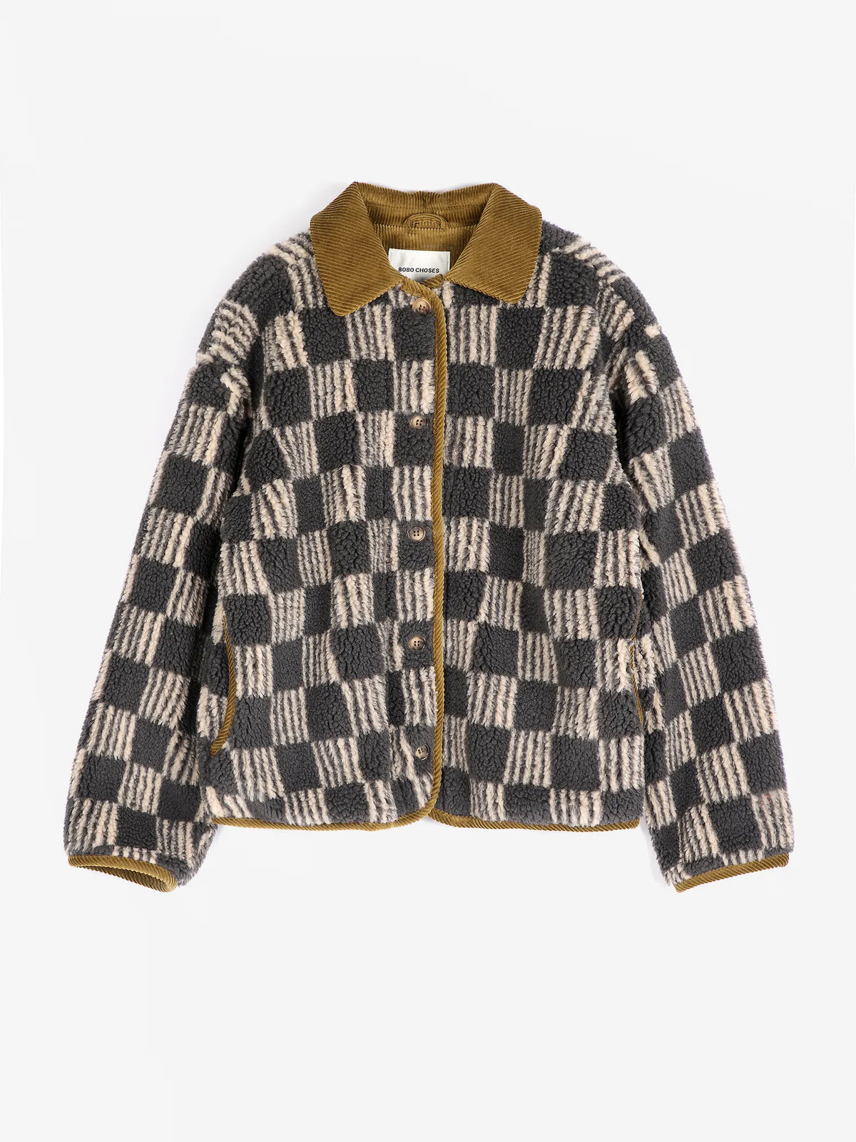 Chaqueta sherpa con estampado integral Almost Moiré